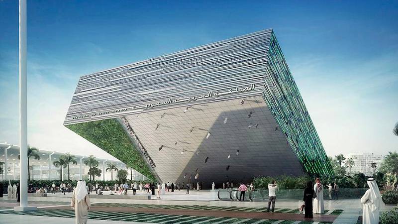 The Saudi Pavilion at Expo 2020 will be 13,069 square metres - the second largest pavilion. Photo: Expo 2020 Dubai