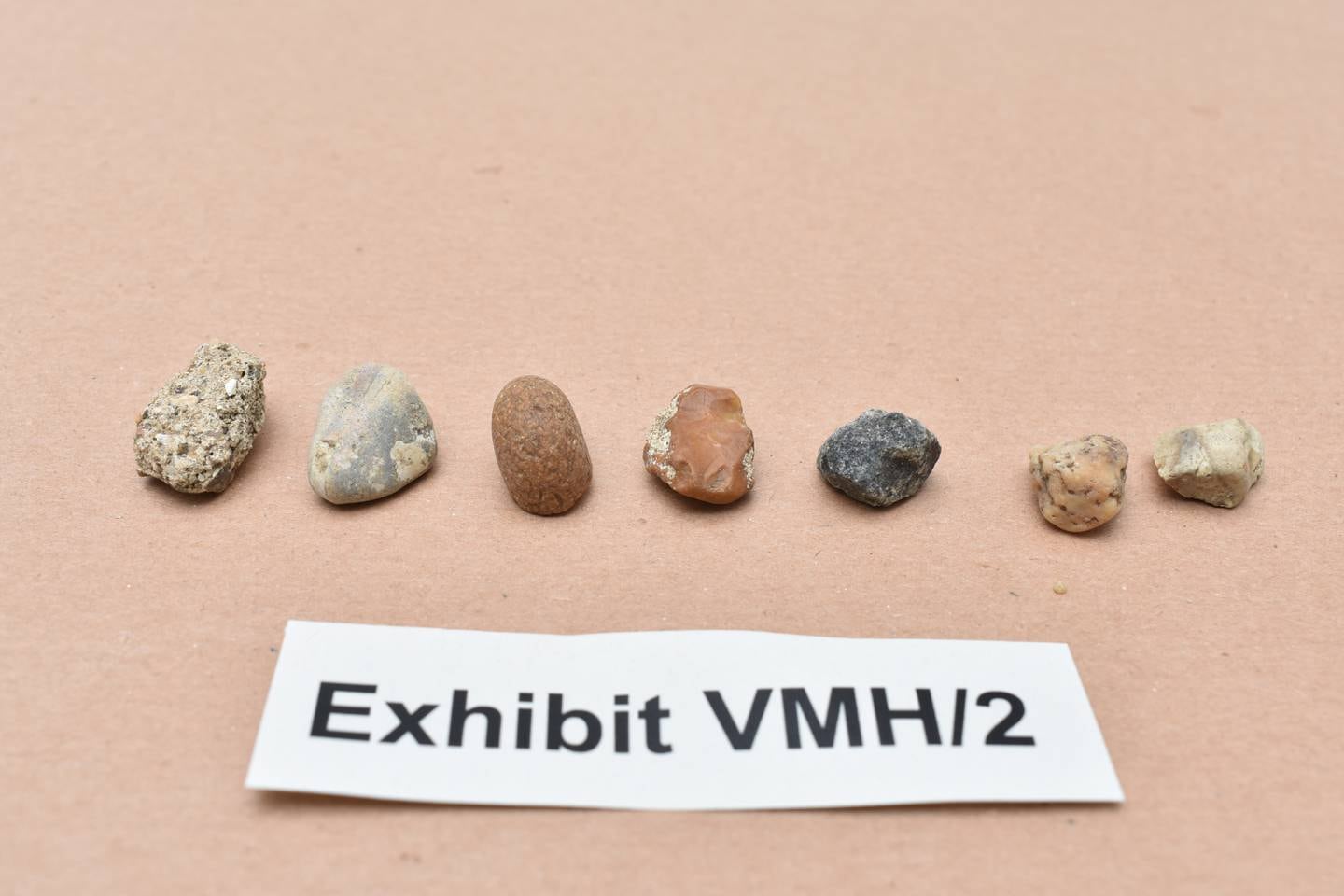 The pebbles that were secretly swapped for £4.2 million ($5.7m) worth of diamonds. Metropolitan Police