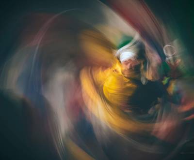 Tanoura is an Egyptian dance, performed in circular motions, which has its spiritual origins in Sufism. Its performers believe that all movement in the universe starts and ends at the same point, so this is reflected in the dance, with the continuous spinning making them appear like planets moving in space.
