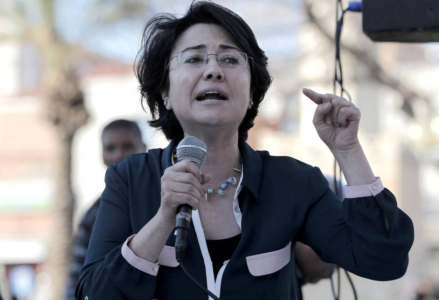 Hanin Zoabi, a member of Knesset for the Arab Israeli party Balad, caused controversy in November 2015 by comparing discriminatory Israeli policies to those of the Nazis against Jews. AFP
