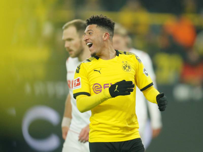Borussia Dortmund's Jadon Sancho. Reuters