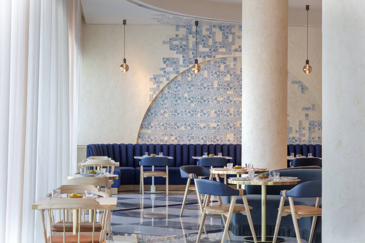 Cleo specialises in Mediterranean cuisine. Photo: Hyde Hotel Dubai 