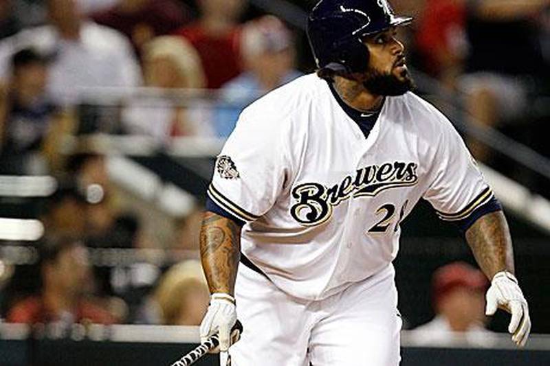 Prince Fielder, of the Milwaukee Brewers, is the son of another all-star, Cecil Fielder.