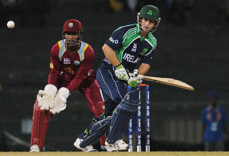Ireland led all batsmen on Wednesday with 40 runs not out. Lakruwan Wanniarachchi / AFP