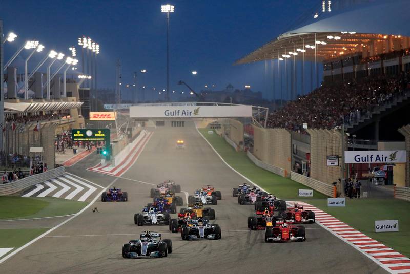 The 2017 Bahrain Formula One Grand Prix in Sakhir. Saudi Arabia becomes the third Gulf country to host an F12 race. AP
