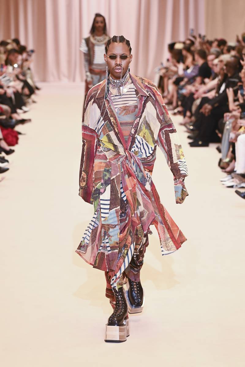 The Jean Paul Gaultier haute couture autumn/winter 2022-2023 show as part of Paris Fashion Week.
