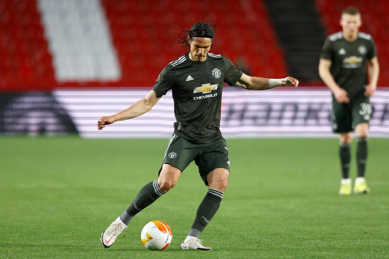 Edinson Cavani 6. On for Rashford after 65. He might not be at United for a long time, but he’s going to be important for the end of season run-in. Went straight into the central position but his reverse header to end a Granada attack after 72 was his first key contribution. AP