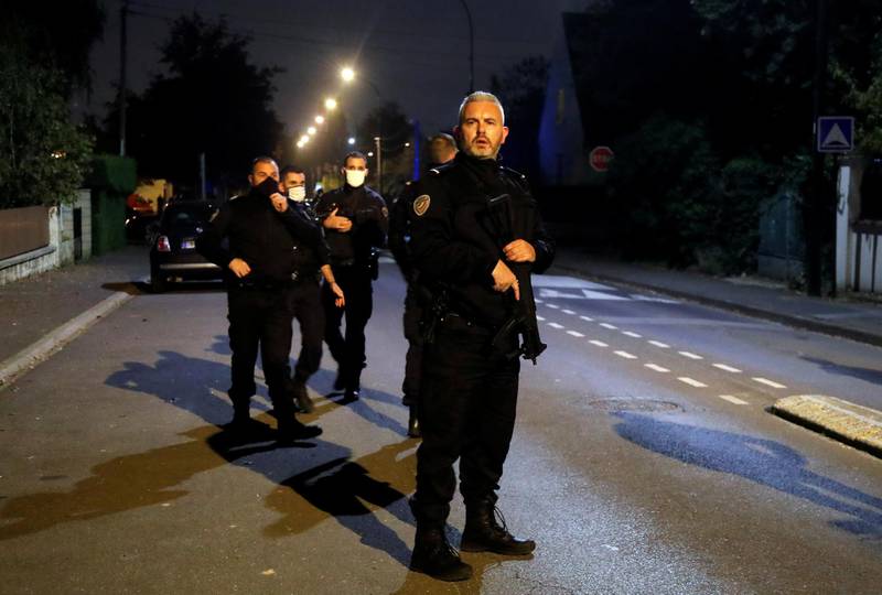 The suspected attacker was killed by police about 600 meters away. Reuters