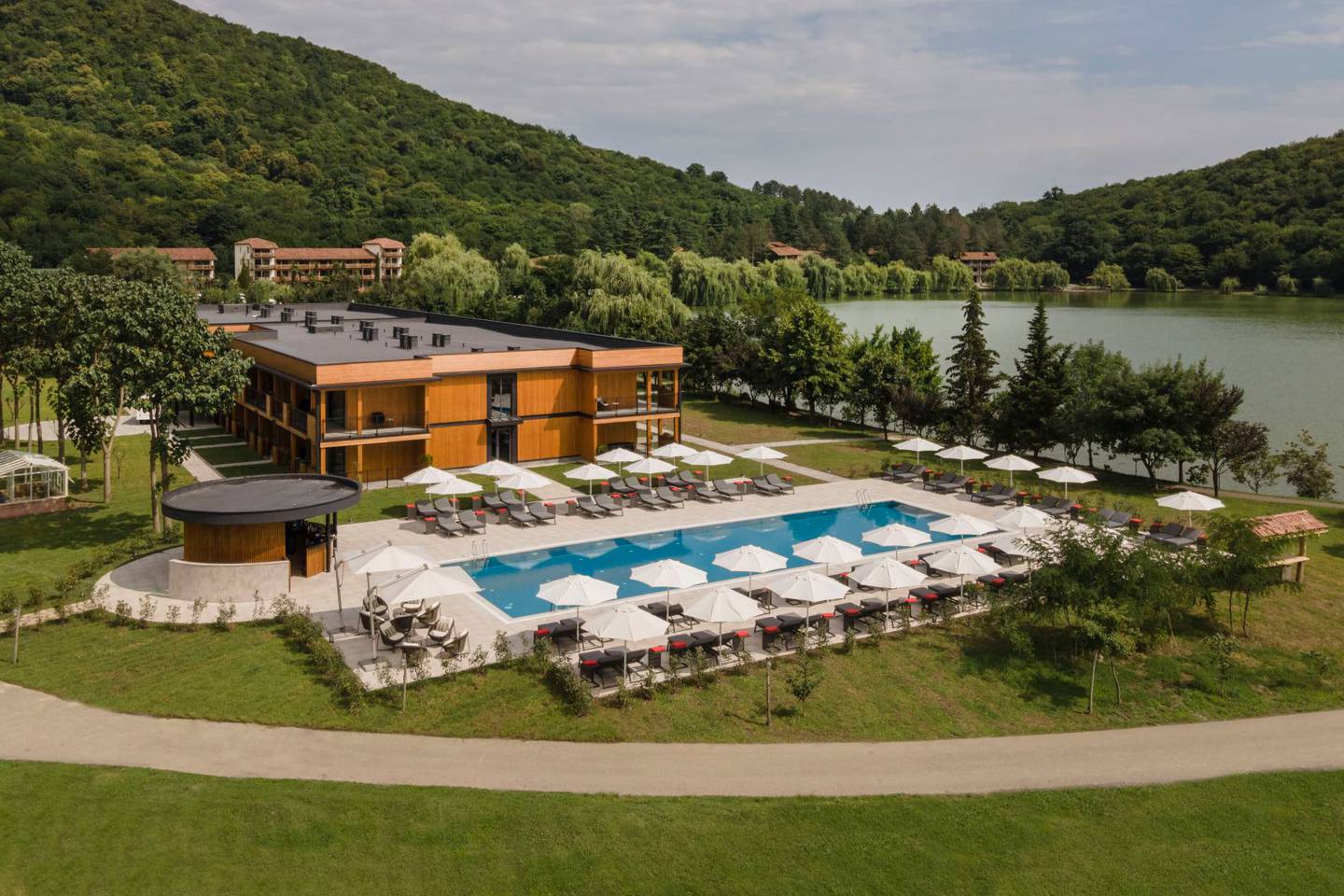 Peace and tranquility at the relaxing resort. Photo: Lopota Lake Resort & Spa