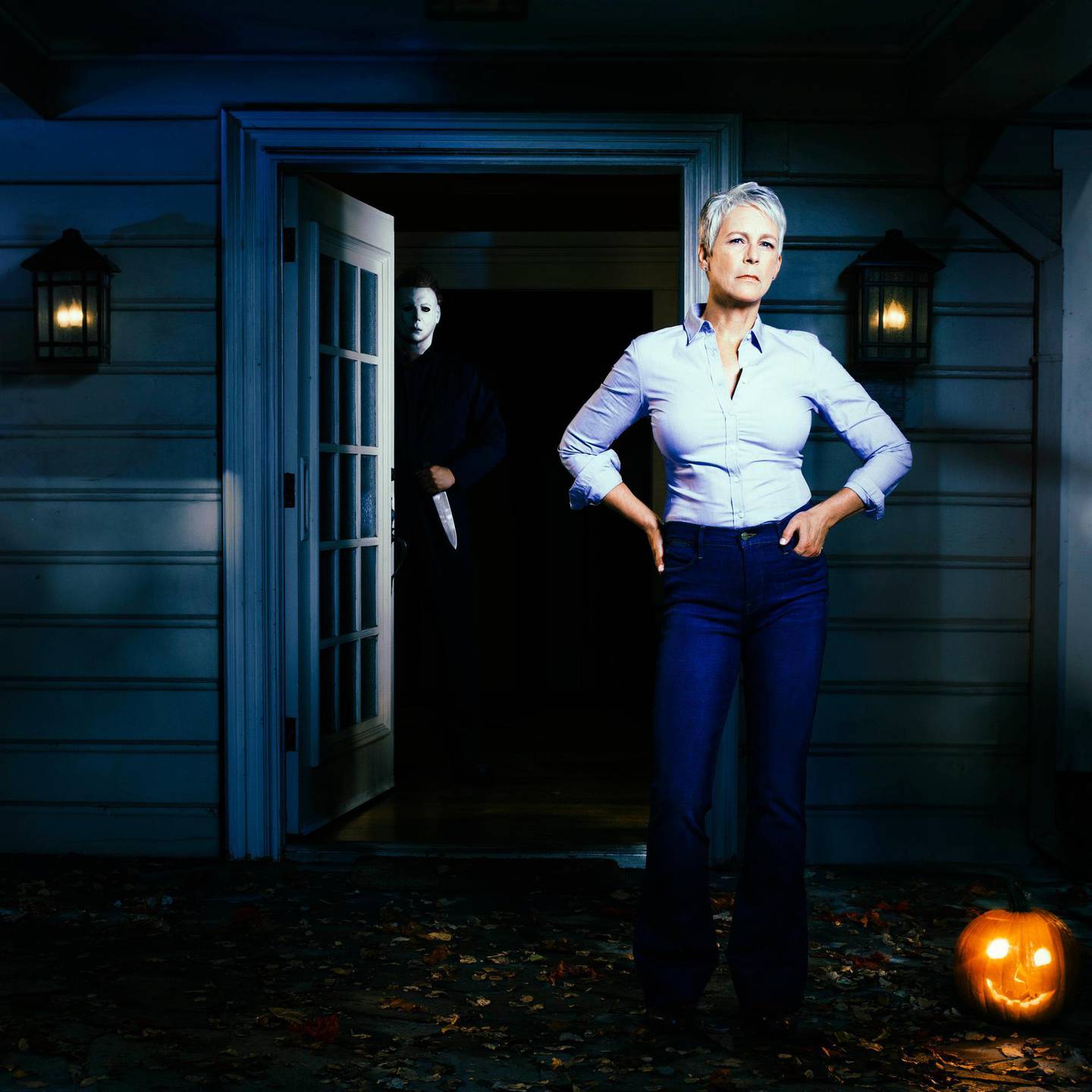 Jamie Lee Curtis returns to her iconic role as Laurie Strode in 'Hallo...