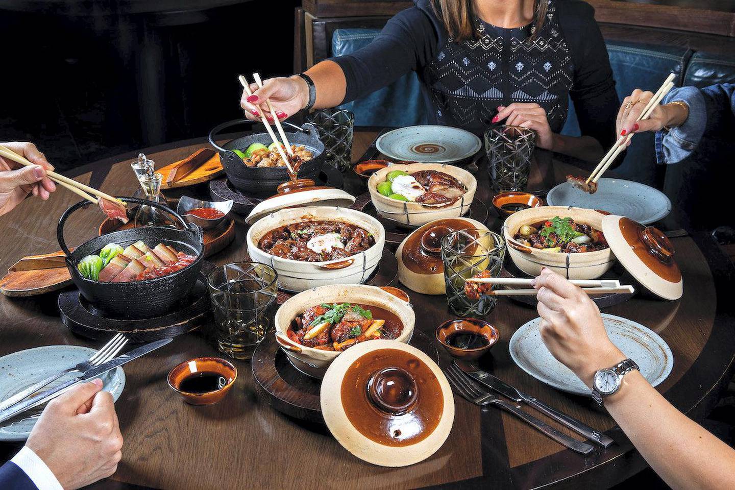 Dai Pai Dong's limited-time menu features comfort food cooked within a clay pot. Rosewood Abu Dhabi