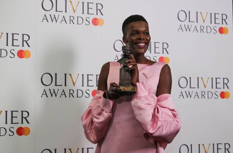 Sheila Atim, winner of the Best Actress award for "Constellations". Reuters