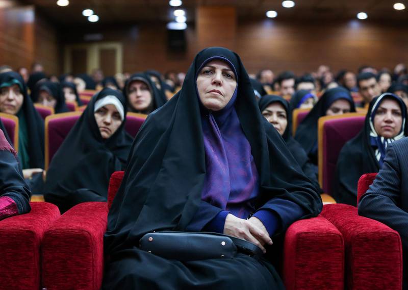 (FILES) In this file handout photo provided by the Iranian President's office on December 24, 2018, former vice-president for women's affairs Shahindokht Molaverdi attends a ceremony at the presidential office in the capital Tehran. Molaverdi, vice-president for women's affairs for four years until 2017, said she intends to appeal a prison sentence handed to her, ISNA news agency reported. - === RESTRICTED TO EDITORIAL USE - MANDATORY CREDIT "AFP PHOTO / HO / IRANIAN PRESIDENCY" - NO MARKETING NO ADVERTISING CAMPAIGNS - DISTRIBUTED AS A SERVICE TO CLIENTS ===
 / AFP / Iranian Presidency / - / === RESTRICTED TO EDITORIAL USE - MANDATORY CREDIT "AFP PHOTO / HO / IRANIAN PRESIDENCY" - NO MARKETING NO ADVERTISING CAMPAIGNS - DISTRIBUTED AS A SERVICE TO CLIENTS ===
