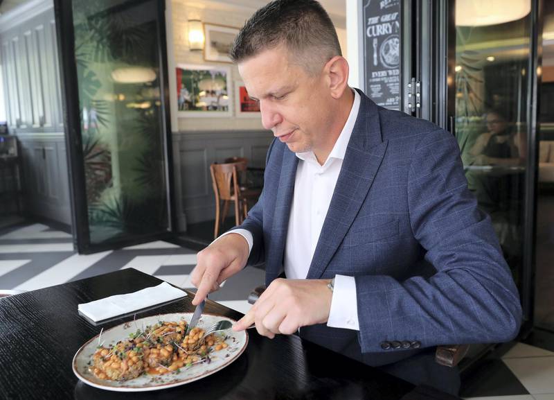 Dubai, United Arab Emirates - Reporter: N/A. Lifestyle. General manager Andrew Donald. The Reform Social & Grill have started making baked beans and wheetabix plus there own concoctions. Tuesday, February 16th, 2021. Dubai. Chris Whiteoak / The National