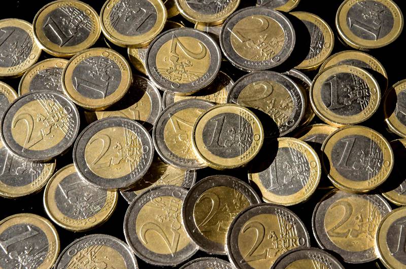 The euro fell to $0.9939, about 10 per cent lower, at 8.52am on Tuesday. AFP