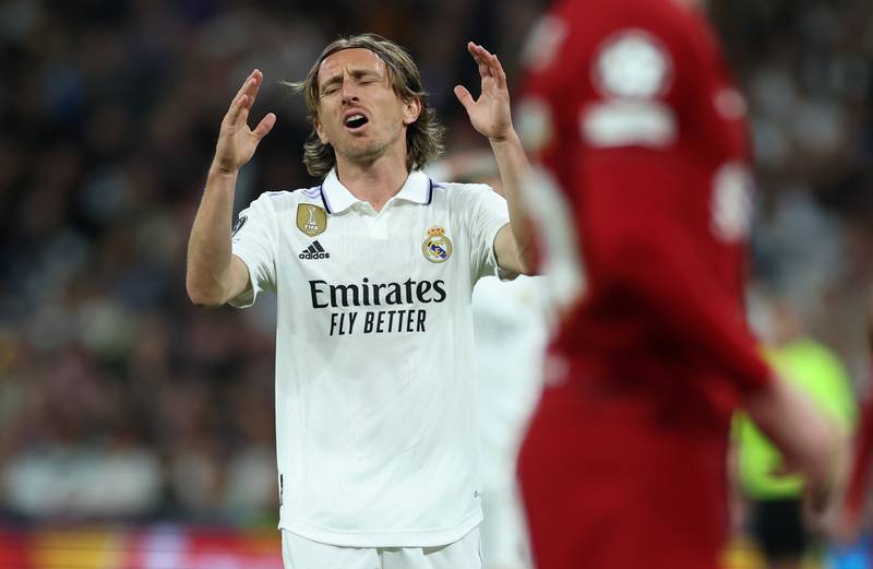 Luka Modric – 8. Smashed a rocket over the crossbar but was his usual elegant self, notably flicking the ball over Alexander-Arnold’s head and delivering a brilliant cross for Valverde.
PA
