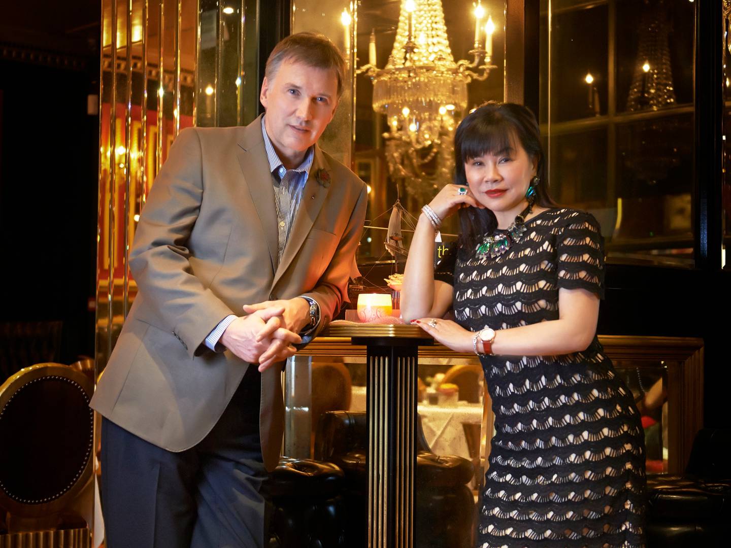 Les propriétaires de Thai Tho, Adrian Mills et sa femme, Nicky.  Photo: Thaï Tho