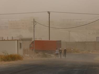 Storm Daniel brings dust and rainfall to Jordan 