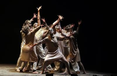 A Tunisian dance group performs at the Carthage Choreographic Days in Tunis. All photos: EPA 