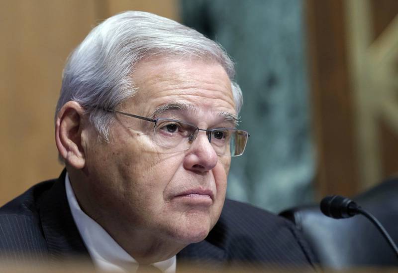 Bob Menendez was indicted in 2015, accused of abusing his office to help a Florida eye doctor who had given him lavish gifts. AP