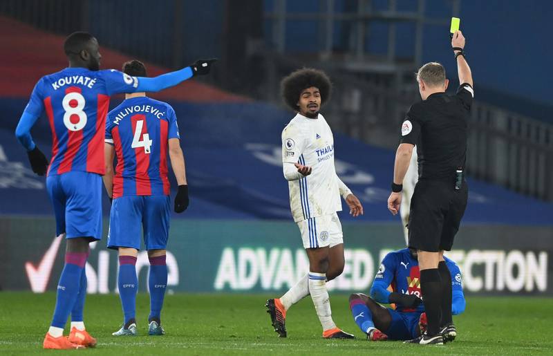 Hamza Choudhury - 6: Solid if unspectacular return to side. Took nasty late challenge off Milivojevic without complaint. Loose back-pass almost allowed Zaha in on goal and needed to be rescued by teammate Amartey. Harsh booking for nothing challenge on Schlupp and was taken off just before the hour. AP