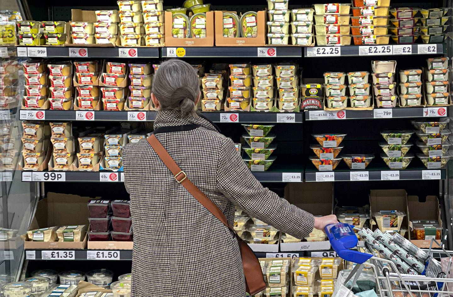 At supermarket chain Tesco, meal deals have gone up by about 11 per cent. AFP
