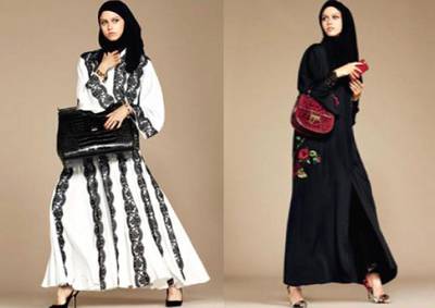 Dolce & Gabbana launch abaya collection. Courtesy of Dolce & Gabbana