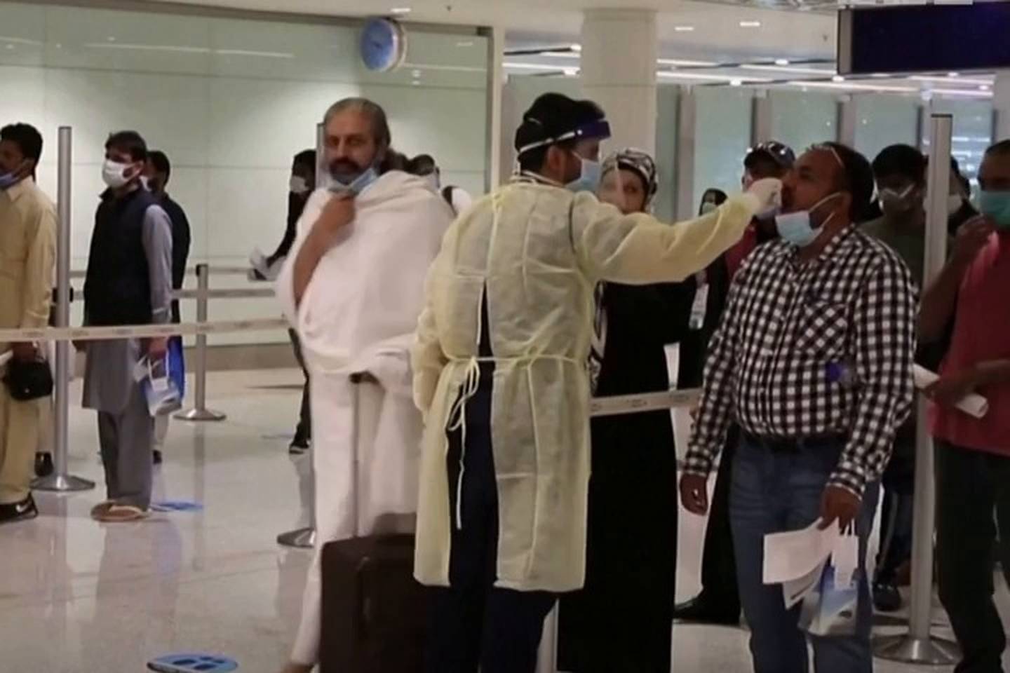 Umrah pilgrims fly in as Saudi Arabia eases travel restrictions