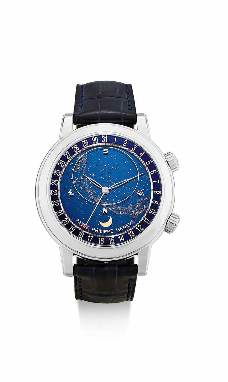 A Patek Philippe from 2014 sold for Dh735,132 at Sotheby's Dubai 