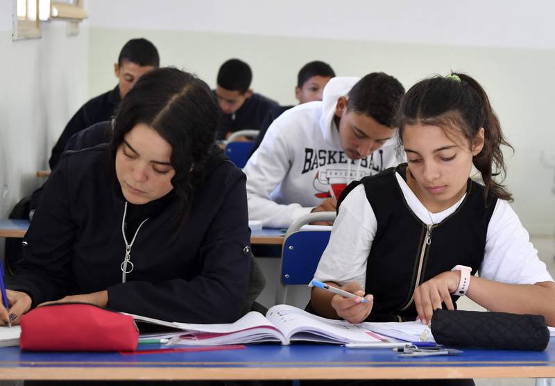 As a result, more than 95 per cent of the ministry's budget goes to paying staff salaries, leaving little for maintenance, schoolbooks and teacher training. About 100,000 pupils drop out of the Tunisian school system every year, and many parents, worried about low academic standards in state schools, opt for expensive private tuition.