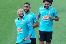 Neymar trains with Brazil as speculation over PSG future continues