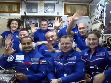 UAE in space: Astronaut Hazza Al Mansouri arrives on the ISS