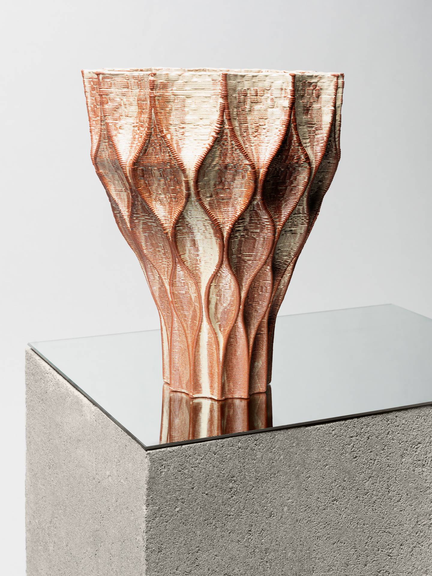 The Muqar vase by French architect Arthur Mamou-Mani.  Photo: Trame Paris