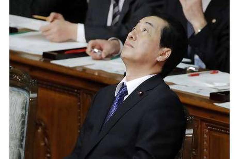 The Japanese prime minister Naoto Kan has promised to tackle debt.