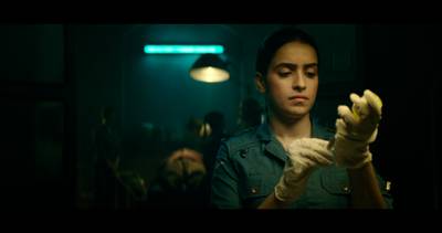 Sanya Malhotra plays a doctor