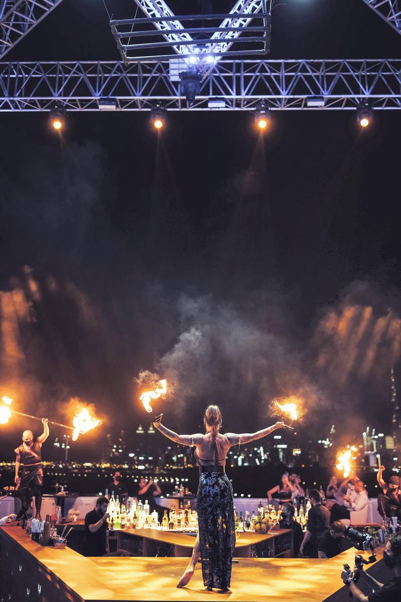 Nightly shows range from cabaret and acrobatics to fire-twirling feats.