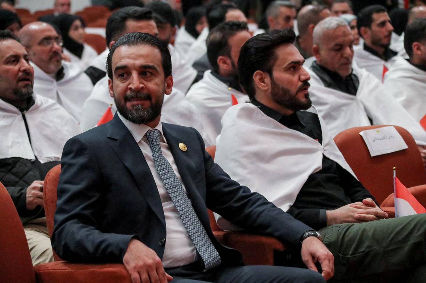 MPs voted against the resignation of Iraq's speaker of Parliament Mohammed Halbousi at a session on Wednesday. Reuters