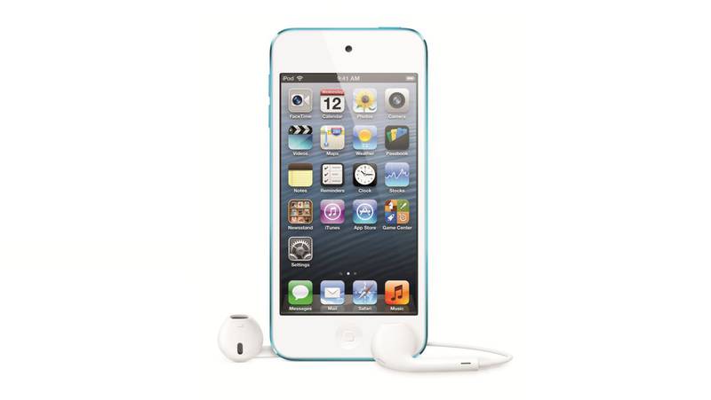 The Apple iPod Touch 5th generation was released September 12, 2012. A bigger 4in screen was added, plus Bluetooth 4.0 and the lightning connector. 32GB was $299 and 64GB $399. Photo: Apple