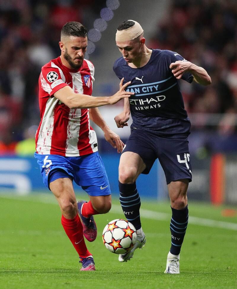 Koke 7. A big admirer of the way City play but it’s not easy to play in midfield against them, as he found out. Superb pass for Greizmann and tried to pick out Joao Felix in a bright start to the second half.
Getty