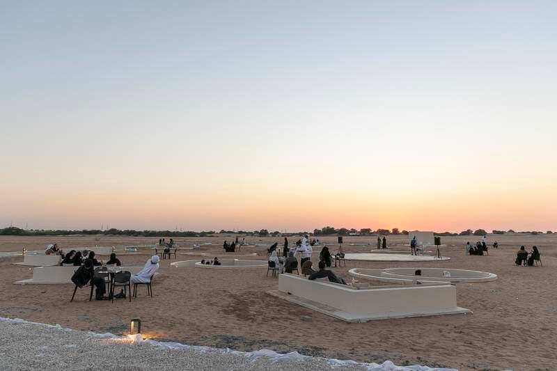 New desert dining venue Link by mara has opened in Sharjah. All photos: Antonie Robertson / The National