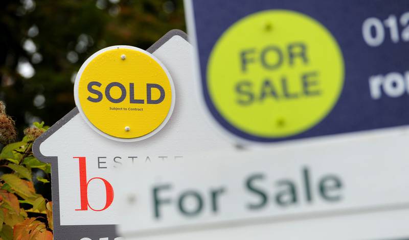 October saw the third monthly drop in UK house prices in the last four months. PA