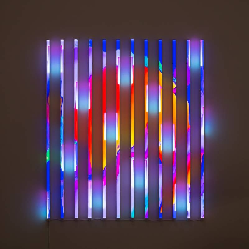 James Clar, 'A New Dawn', on view at Silverlens' booth. Courtesy the artist and Silverlens