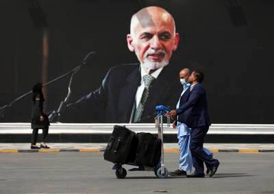 Passengers at the departure terminal of Hamid Karzai International Airport in Kabul. AP
