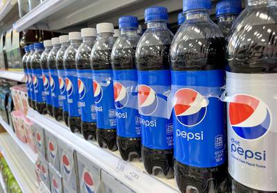 PepsiCo is suspending sales of its sodas in Russia. It said it would continue to sell daily essentials, such as milk and other dairy offerings, baby formula and baby food, in Russia. Getty Images / AFP
