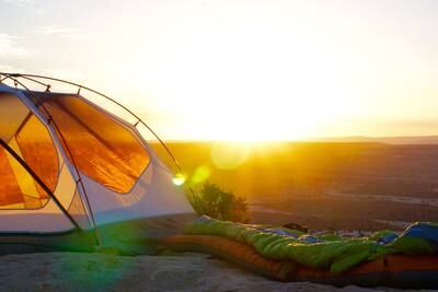 Camping is popular among outdoor adventurers during the UAE's cooler months. Photo: Jack Sloop / Unsplash
