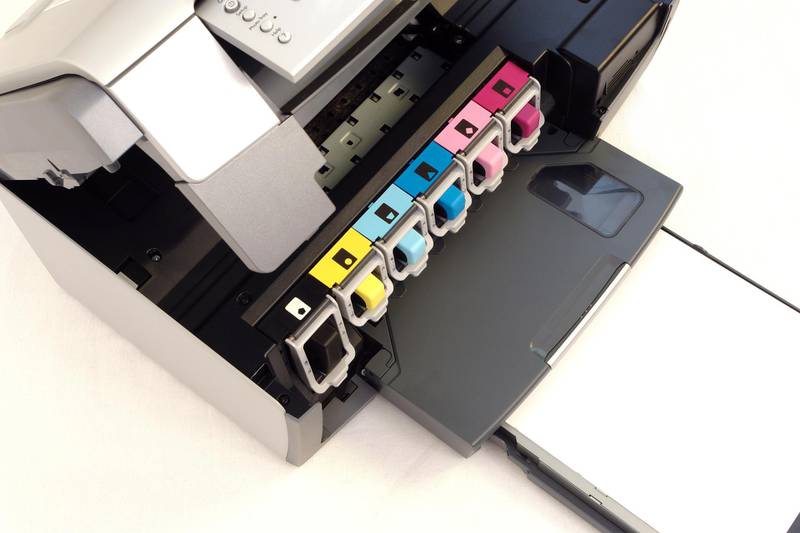 Six inks printer. Getty Images