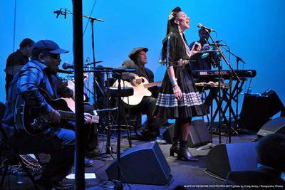 Blues singer Martha Redbone will give an online concert for NYU Abu Dhabi Arts Centre. Photo Craig Bailey