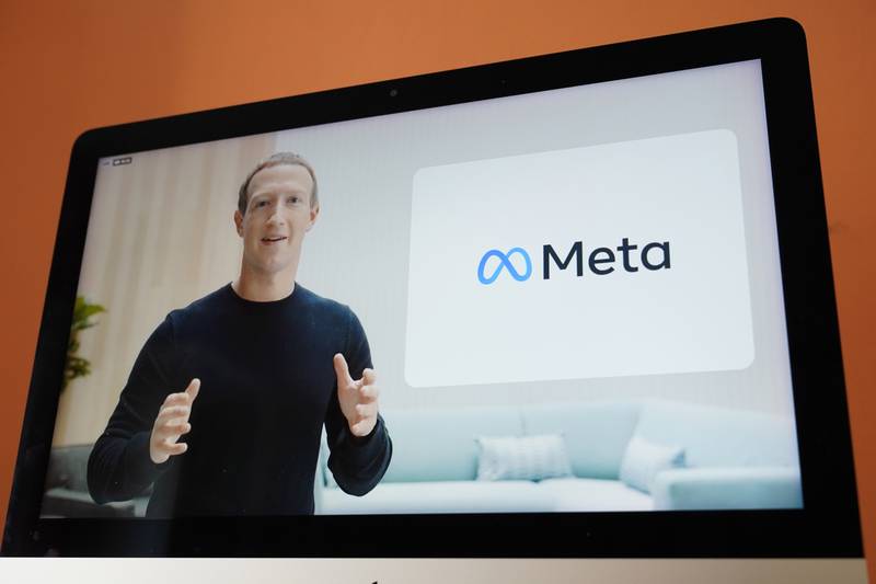 Meta chief executive Mark Zuckerberg is betting the house on the metaverse. AP