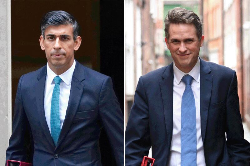 Calls are growing for Rishi Sunak to sack Cabinet minister Gavin Williamson. PA