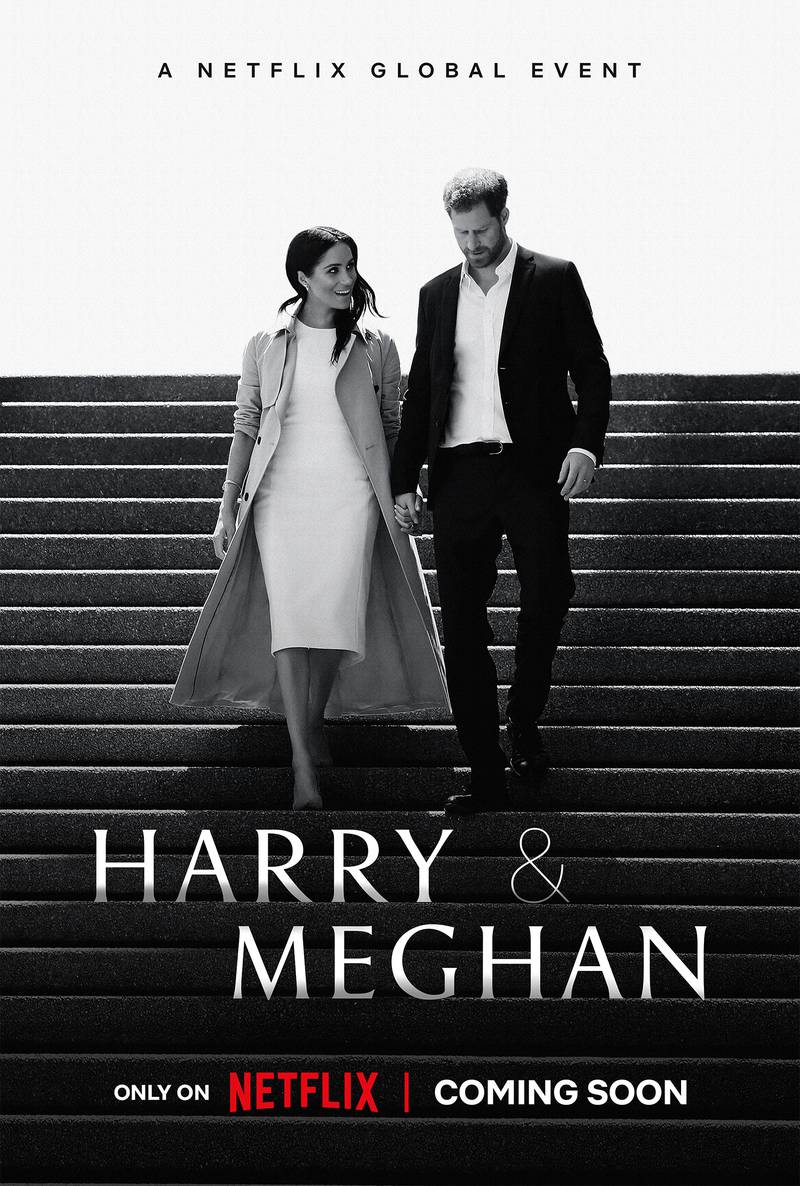 The official promotional artwork for Harry and Meghan